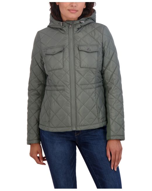 Sebby Juniors Quilted Jacket with Hood