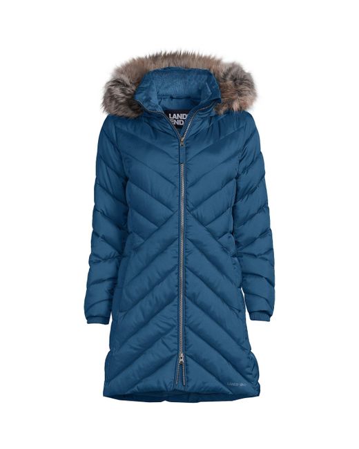 Lands' End Insulated Cozy Fleece Lined Winter Coat