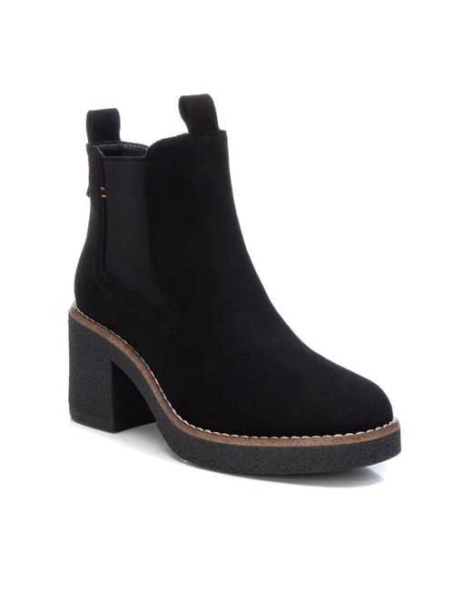 Xti Suede Ankle Booties By