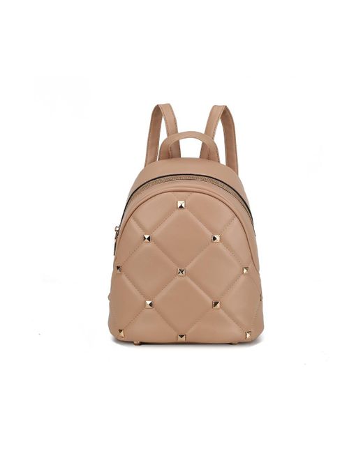 MKF Collection Hayden Quilted with Studs Backpack by Mia K
