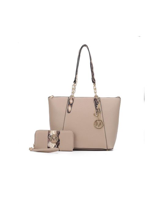 MKF Collection Ximena Tote Bag with Wristlet Wallet by Mia K