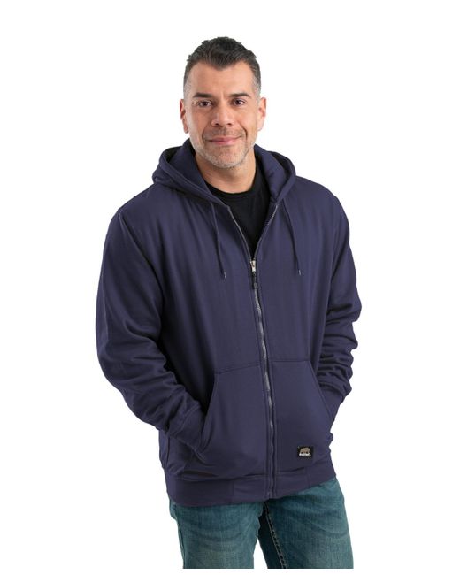 Berne Big Tall Heritage Thermal-Lined Full-Zip Hooded Sweatshirt