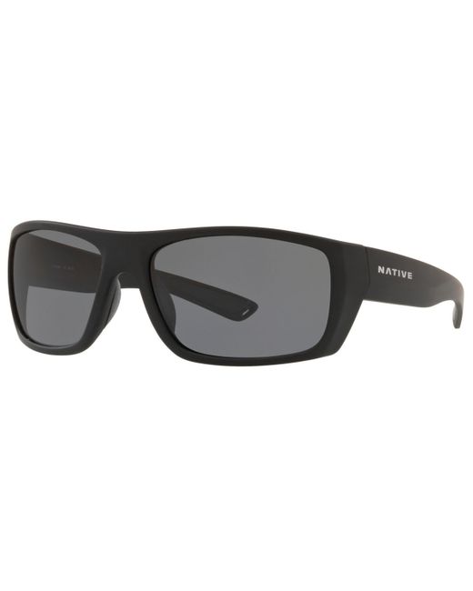 Native Eyewear Native Polarized Sunglasses XD9007 62 GREY