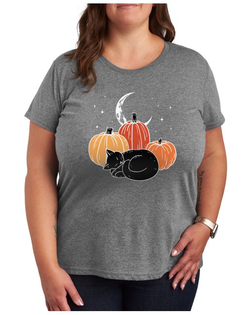 Hybrid Apparel Air Waves Trendy Plus Halloween Graphic T-shirt