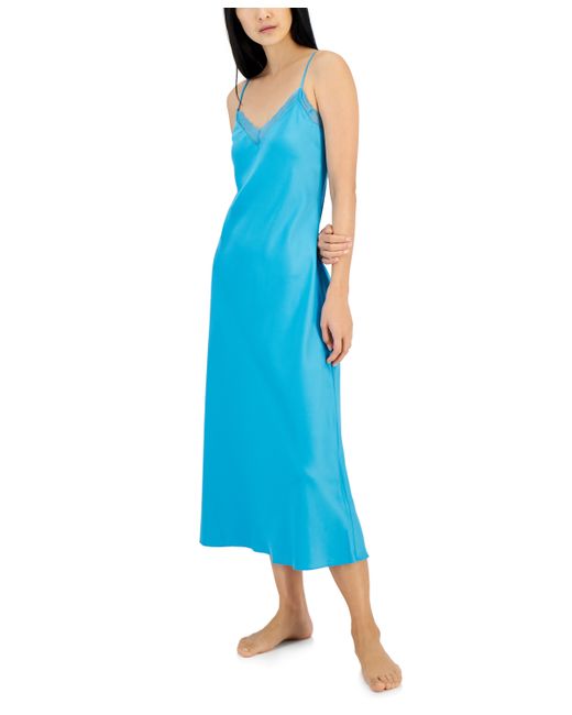 I.N.C. International Concepts Lace-Trim Satin Nightgown Created for