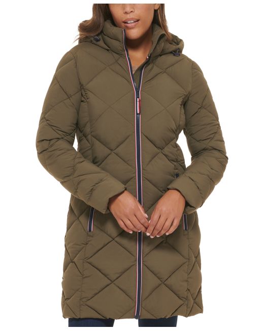 Tommy Hilfiger Hooded Quilted Puffer Coat