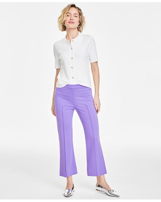 On 34th Ponte Kick-Flare Ankle Pants Regular and Short Lengths Created for