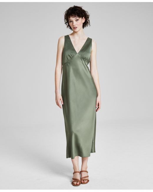 And Now This Satin Sleeveless Maxi Dress Created for