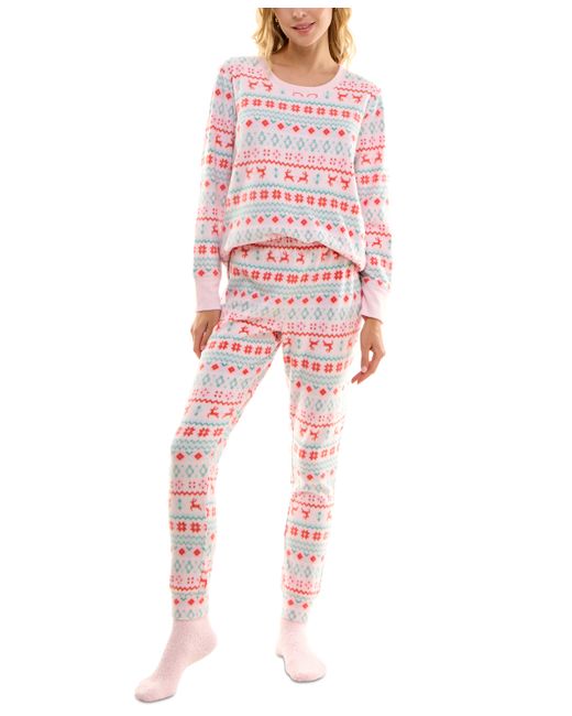 Roudelain 2-Pc. Packaged Printed Pajamas Socks Set