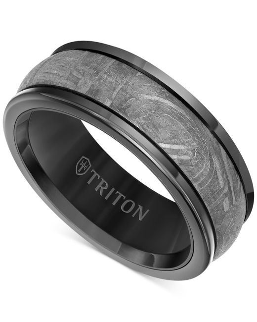 Triton Sandblast Finish Wedding Band Tungsten Carbide