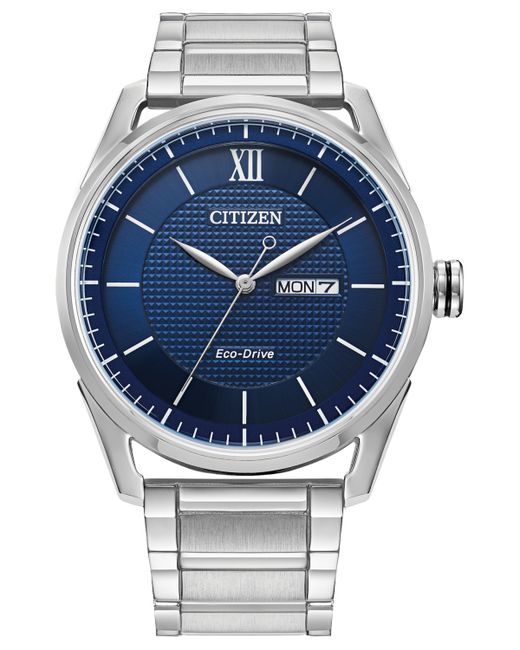 Citizen Eco-Drive Classic Stainless Steel Bracelet Watch 42mm