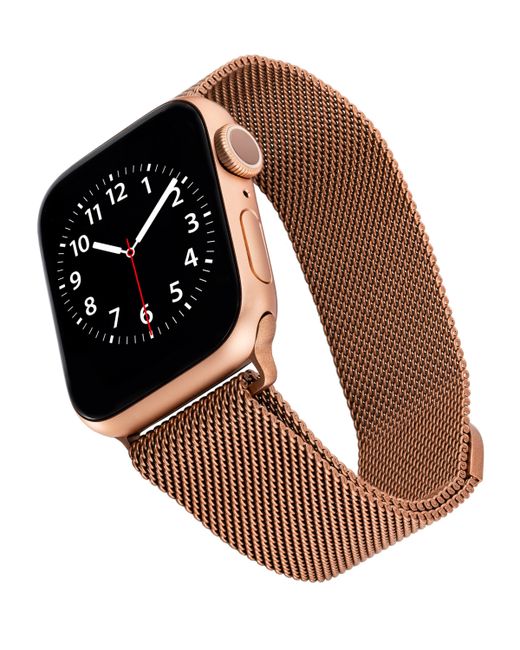 Withit Tone Stainless Steel Mesh Band Compatible with 42/44/45/Ultra/Ultra 2 Apple Watch