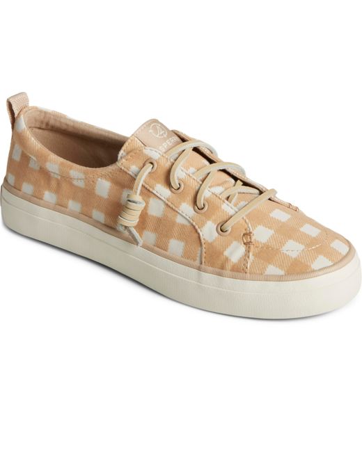 Sperry Crest Vibe Gingham Canvas Sneakers Created for