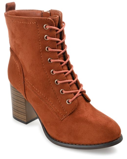 Journee Collection Baylor Lace Up Booties