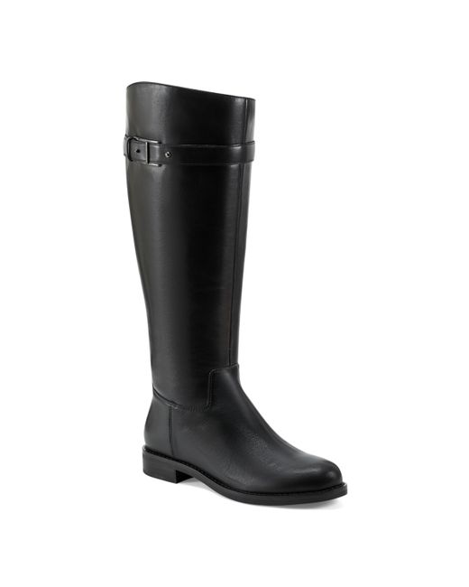 Easy Spirit Aubrey Wide Calf Round Toe Casual Riding Boots