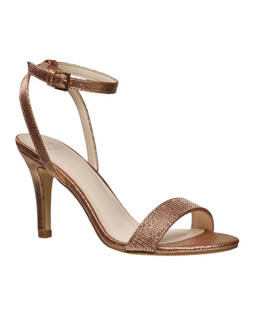 H Halston Party Pointed Ankle Strap Sandals