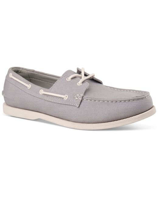 Club Room Elliot Lace-Up Boat Shoes Created for