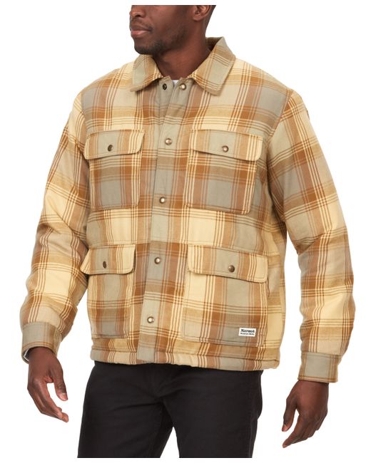 Marmot Ridgefield Plaid Fleece-Lined Flannel Shirt Jacket