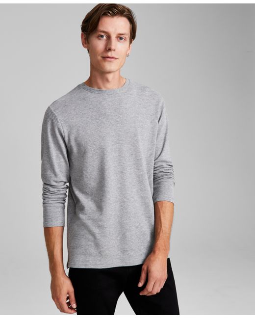 And Now This Regular-Fit Ottoman Ribbed Long-Sleeve T-Shirt Created for