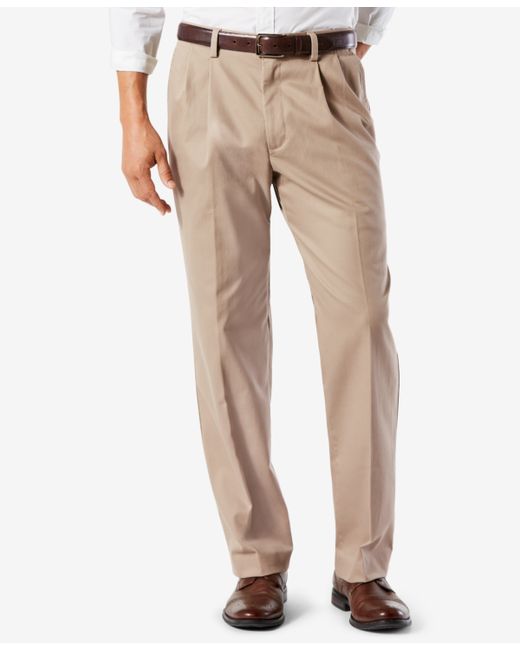 Dockers Easy Classic Pleated Fit Stretch Pants