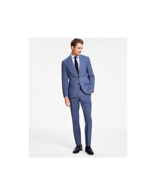 Hugo Boss By Boss Modern Fit Plaid Suit Separates