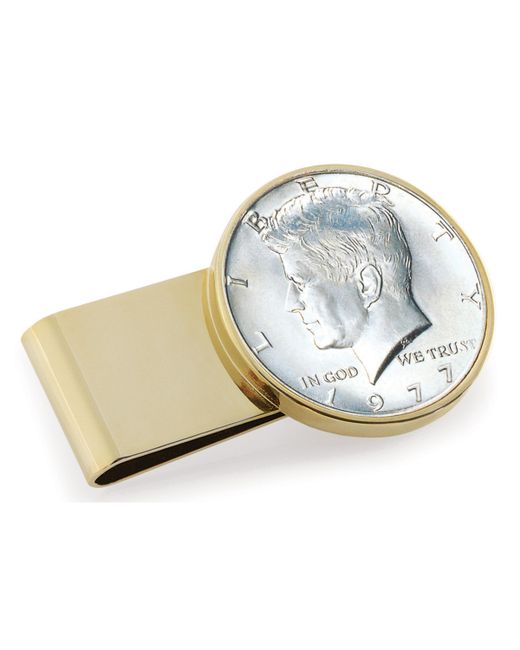 American Coin Treasures Jfk Half Dollar Stainless Steel Coin Money Clip