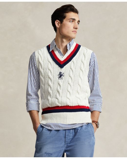 Polo Ralph Lauren Cotton Cricket Sweater Vest