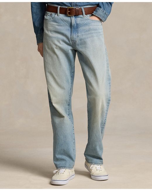 Polo Ralph Lauren Heritage Straight-Fit Distressed Jeans