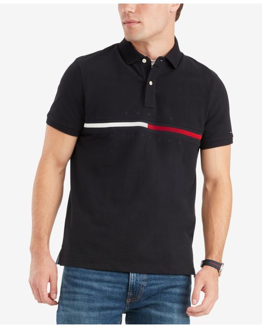 Tommy Hilfiger Custom-Fit Tanner Logo Polo
