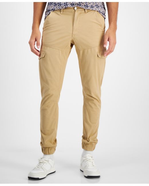 Guess Stretch-Cotton Cargo Joggers