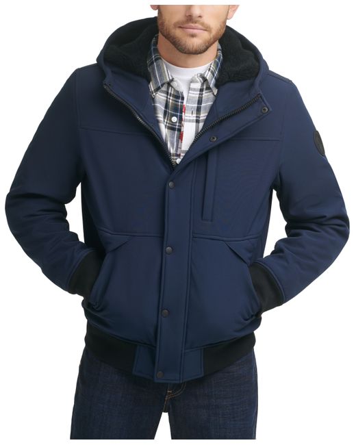 Levi's Soft Shell Sherpa Lined Hooded Jacket