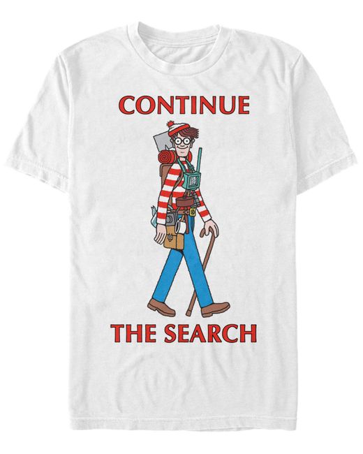 Fifth Sun Wheres Waldo Continue The Search Short Sleeve T-Shirt