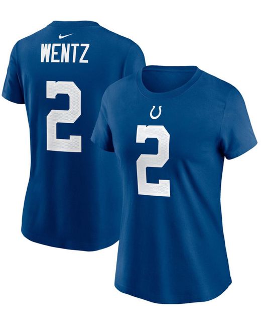 Nike Carson Wentz Indianapolis Colts Name Number T-shirt