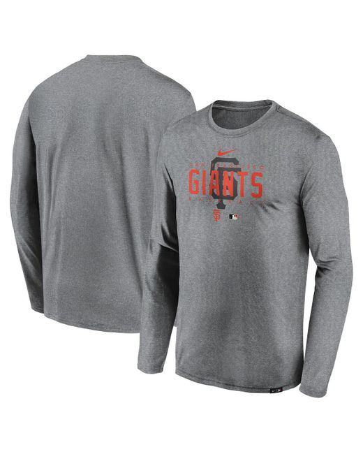 Nike San Francisco Giants Authentic Collection Team Logo Legend Performance Long Sleeve T-shirt