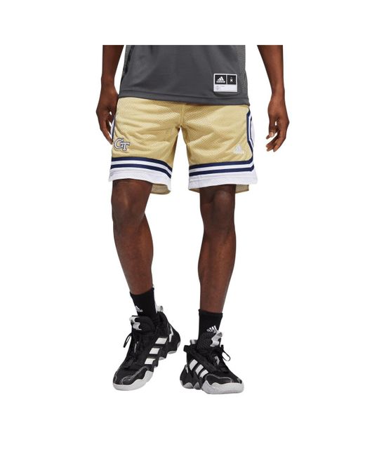 Adidas Georgia Tech Yellow Jackets Swingman Aeroready Basketball Shorts