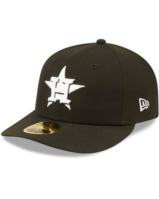 New Era Houston Astros White Low Profile 59FIFTY Fitted Hat