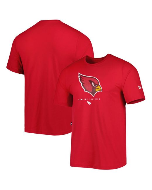 New Era Arizona Cardinals Combine Authentic Ball Logo T-shirt