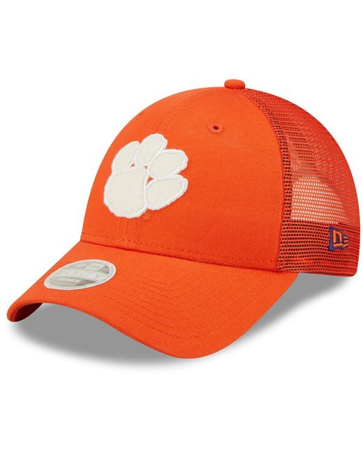 New Era Clemson Tigers 9FORTYÂ Logo Spark Trucker Snapback Hat