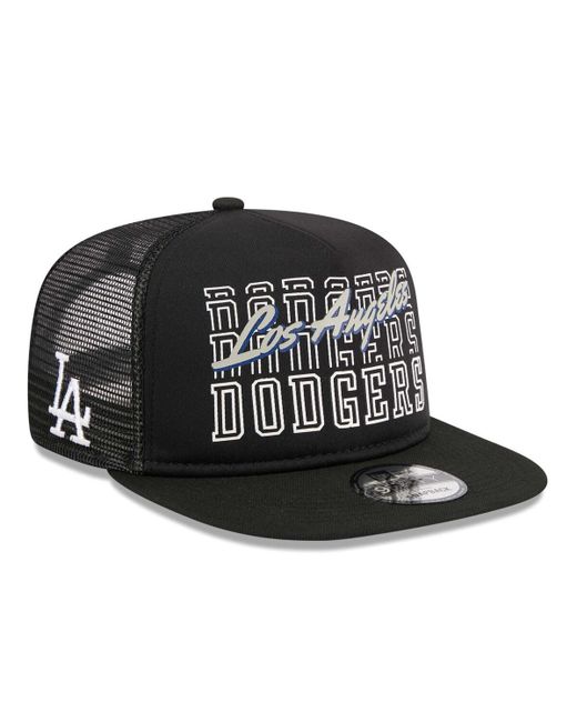 New Era Los Angeles Dodgers Street Team A-Frame Trucker 9FIFTY Snapback Hat