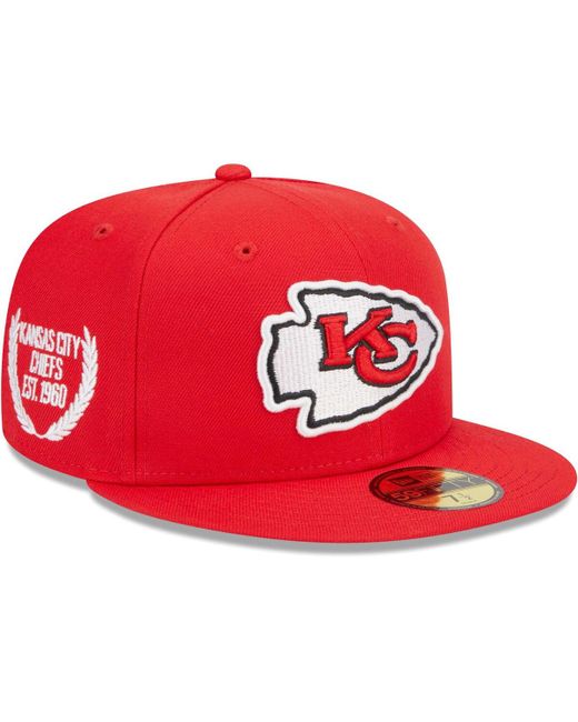 New Era Kansas City Chiefs Camo Undervisor 59FIFTY Fitted Hat