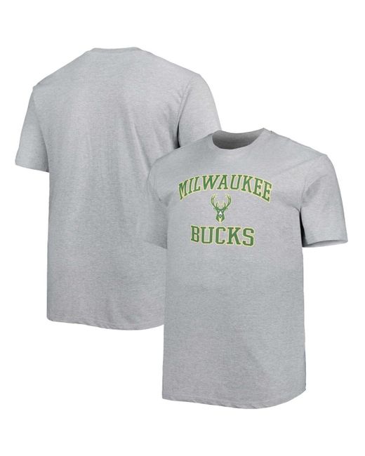 Profile Milwaukee Bucks Big and Tall Heart Soul T-shirt
