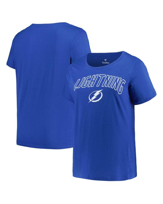 Profile Tampa Bay Lightning Plus Arch Over Logo T-shirt