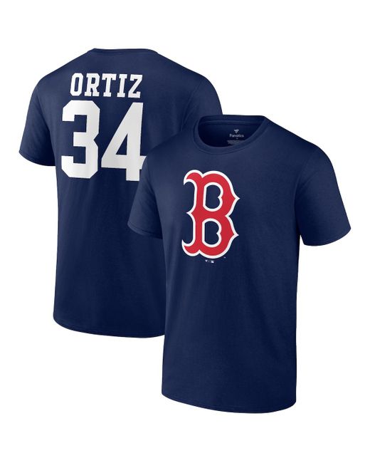 Fanatics David Ortiz Boston Red Sox Logo Graphic T-shirt