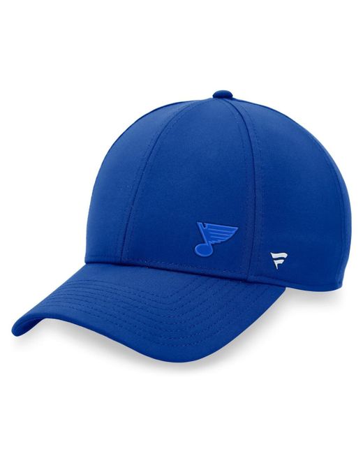 Fanatics St. Louis Blues Authentic Pro Road Structured Adjustable Hat