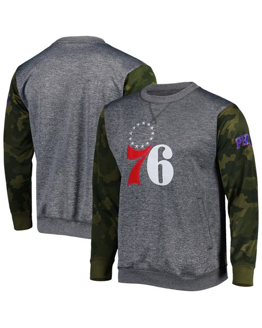 Fanatics Philadelphia 76ers Camo Stitched Sweatshirt