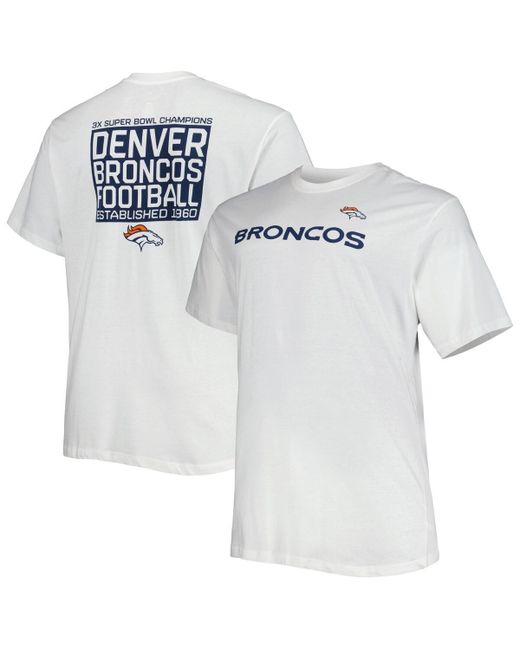Fanatics Denver Broncos Big and Tall Hometown Collection Hot Shot T-shirt