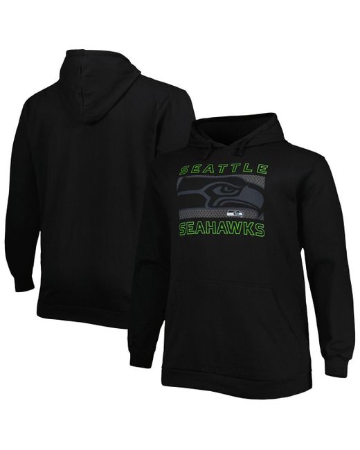 Fanatics Seattle Seahawks Big and Tall Pop of Pullover Hoodie
