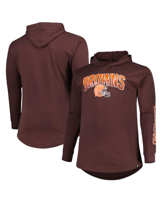 Fanatics Cleveland Browns Big and Tall Front Runner Pullover Hoodie
