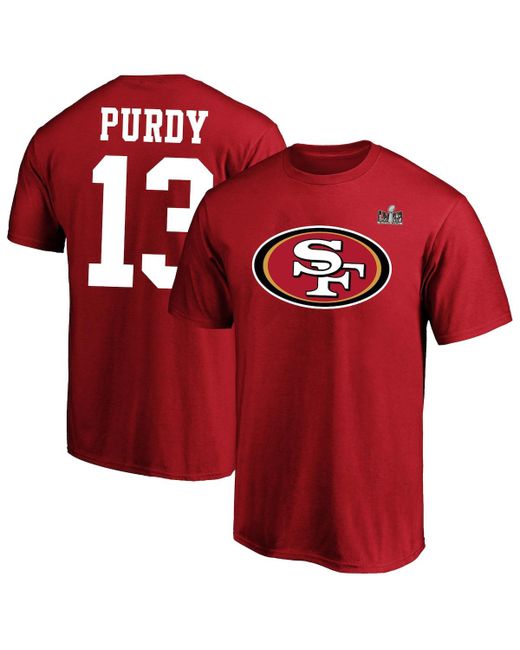 Fanatics Brock Purdy San Francisco 49ers Super Bowl Lviii Big and Tall Player Name Number T-shirt