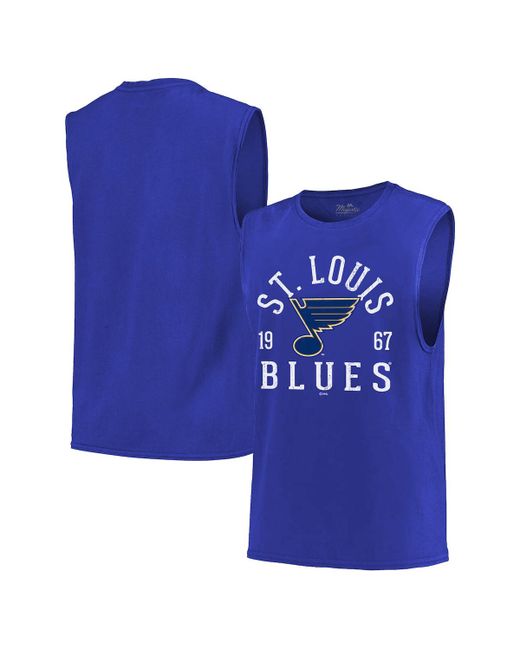 Majestic Threads St. Louis Blues Softhand Muscle Tank Top
